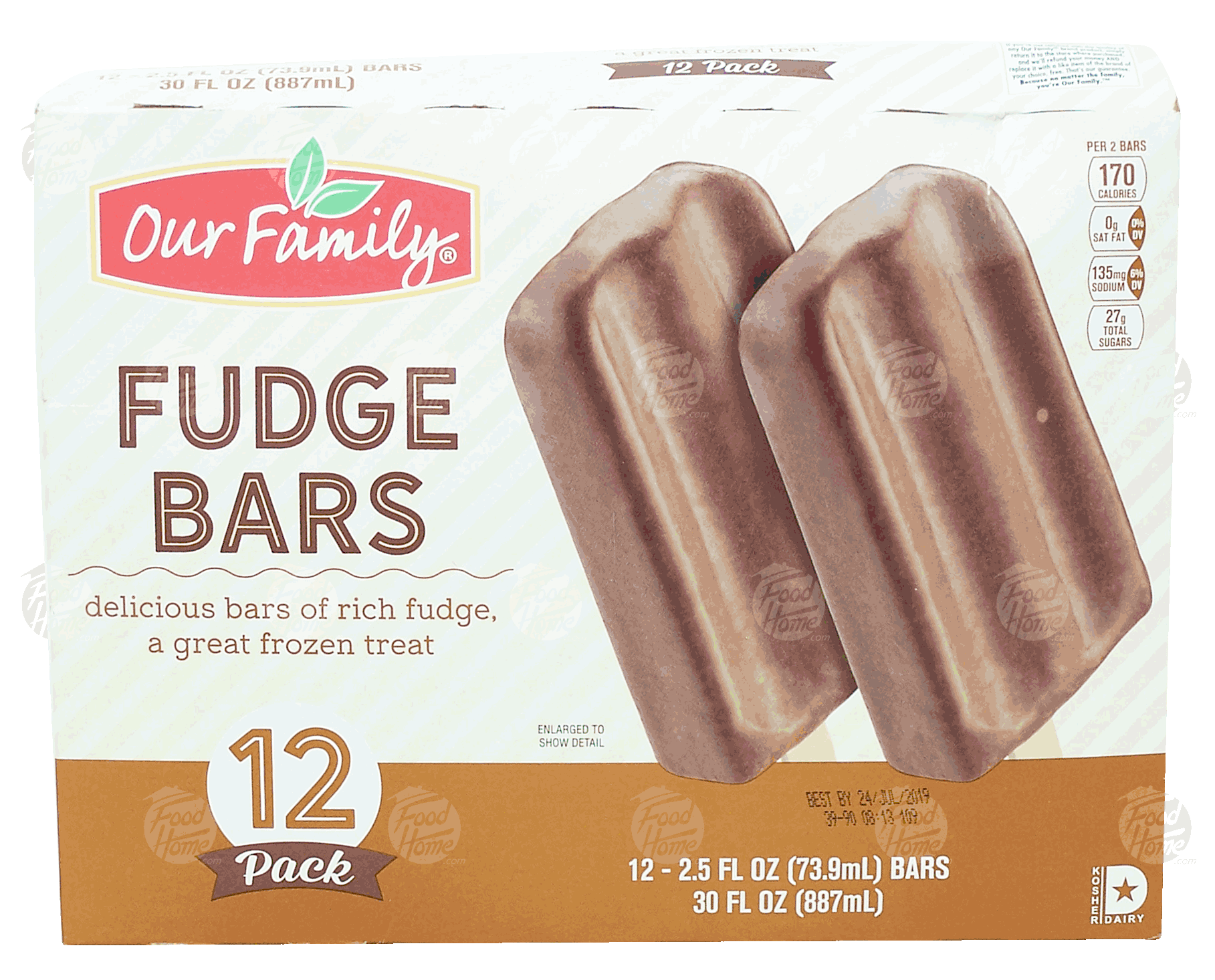 Our Family  fudge bars, 12-pack Full-Size Picture